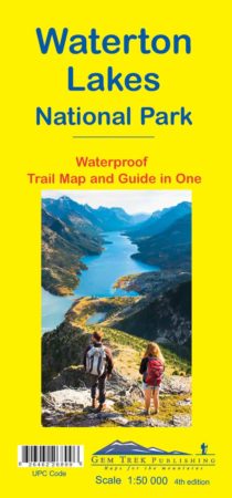 GemTrek Waterton Lakes National Park  Trail Map 4 Edition